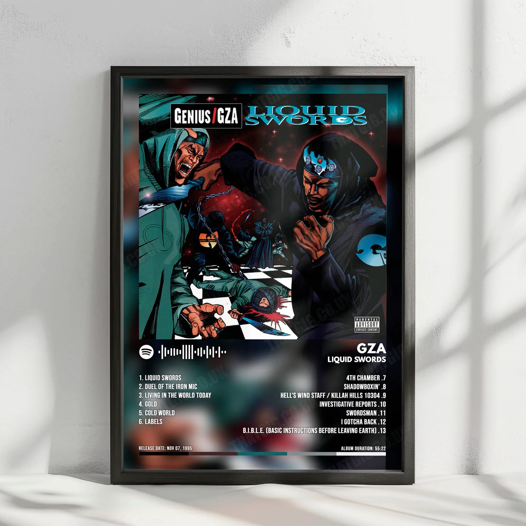 GZA 2026 live concert poster